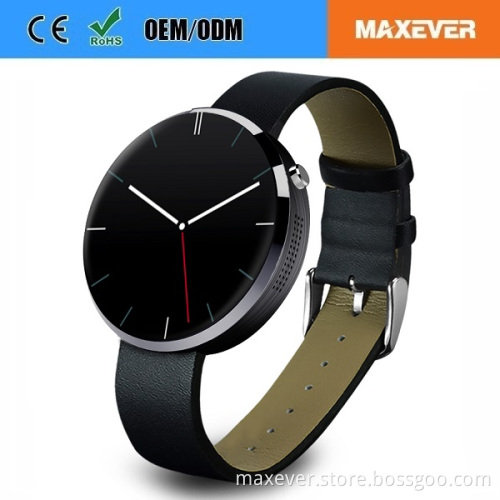 MTK2502 BT4.0 1.22" IPS Round Touch Screen Heart Rate Monitor DM360 Smart Watch